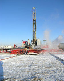 Canadia Gas Drilling
